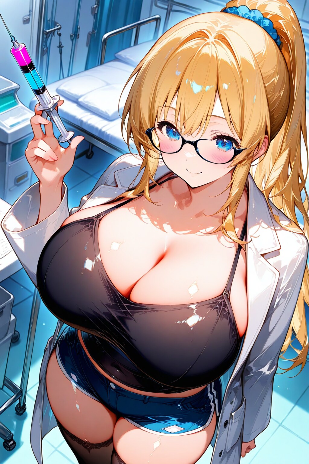 今夜の女医さん、夜はこれからですからね？元気になりましょうね…。