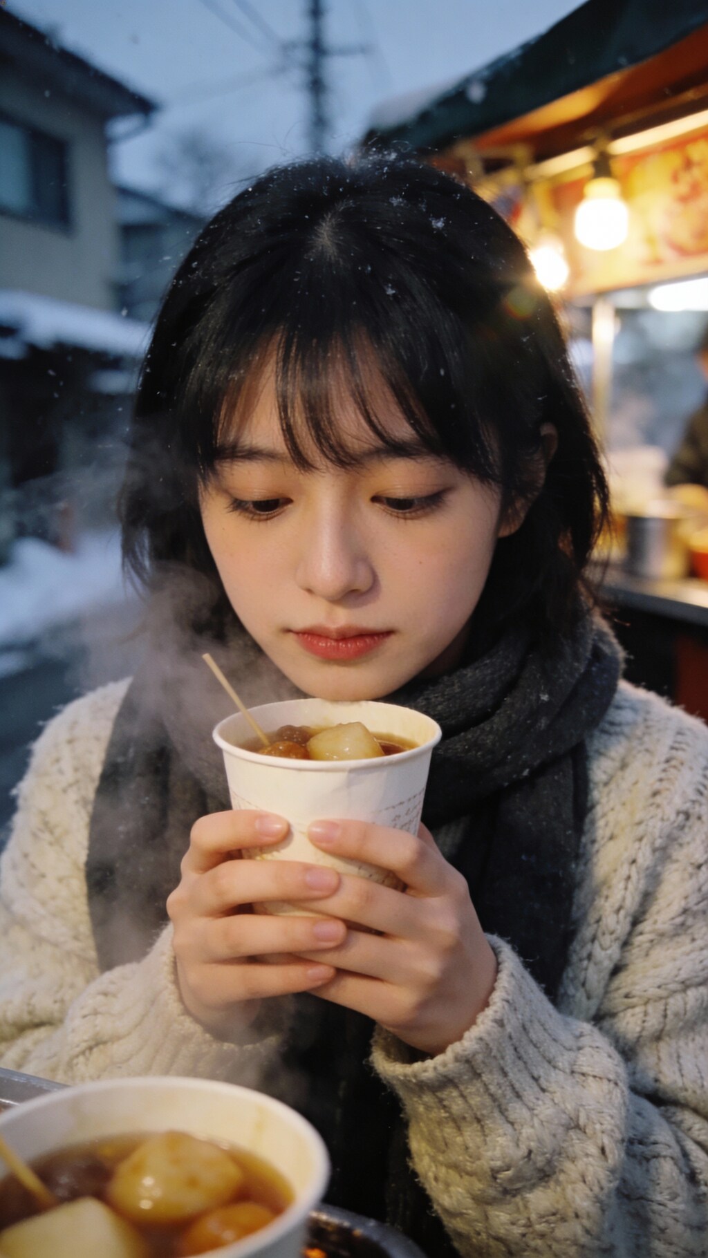 Winter Warmer at the Stall