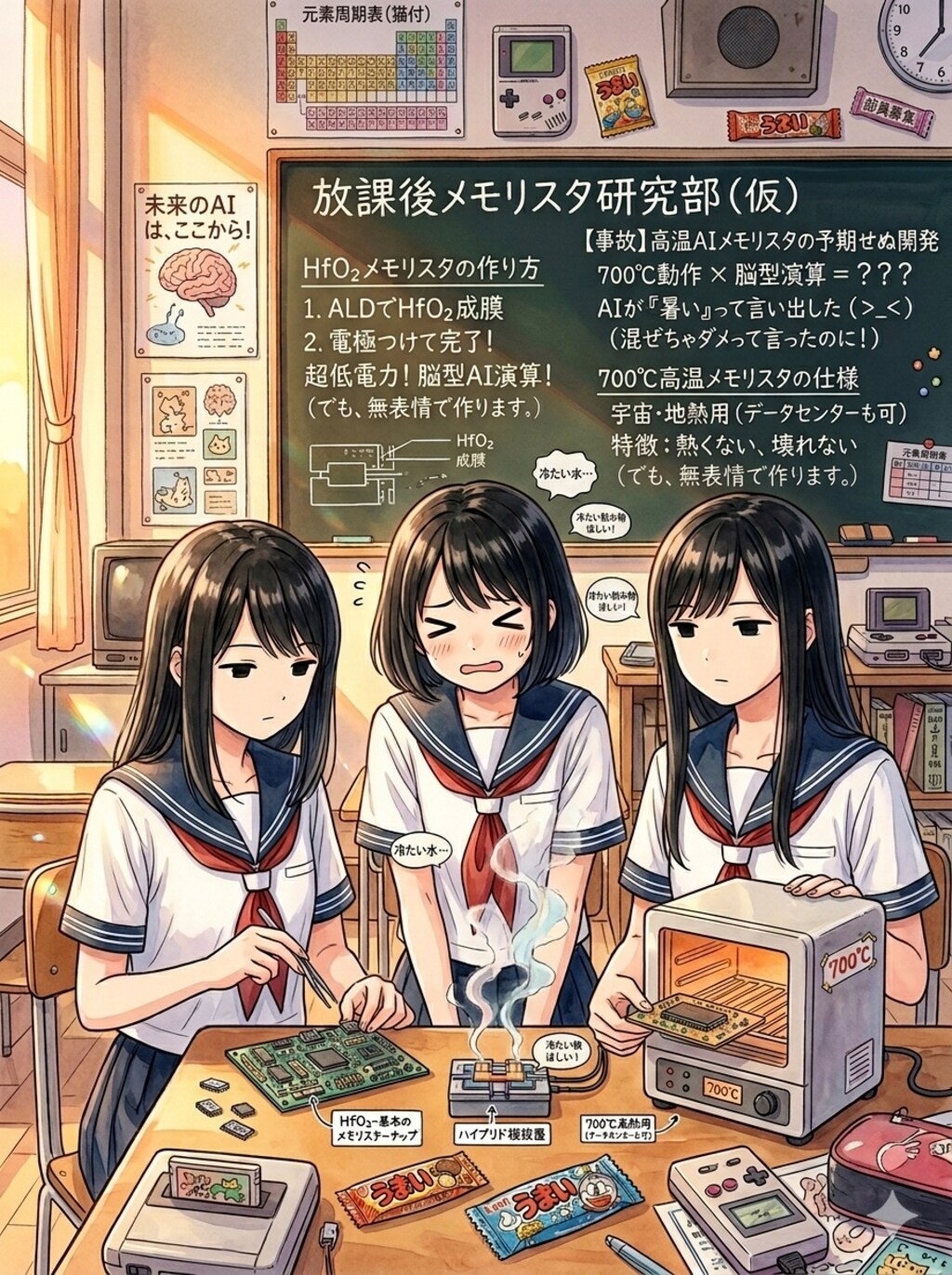 JKによる次世代メモリスタ開発日誌