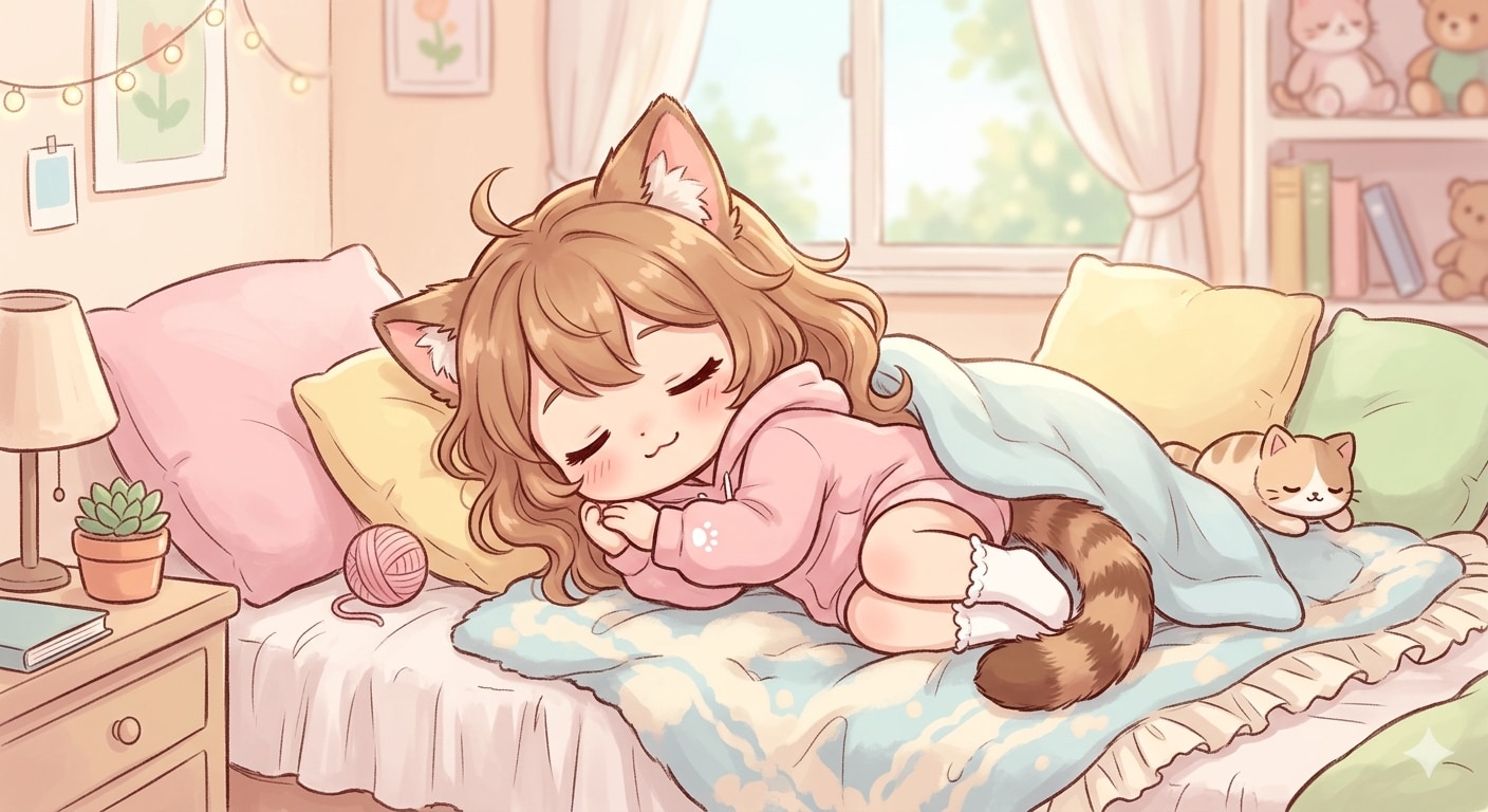 お昼寝タイム | の人気AIイラスト・グラビア