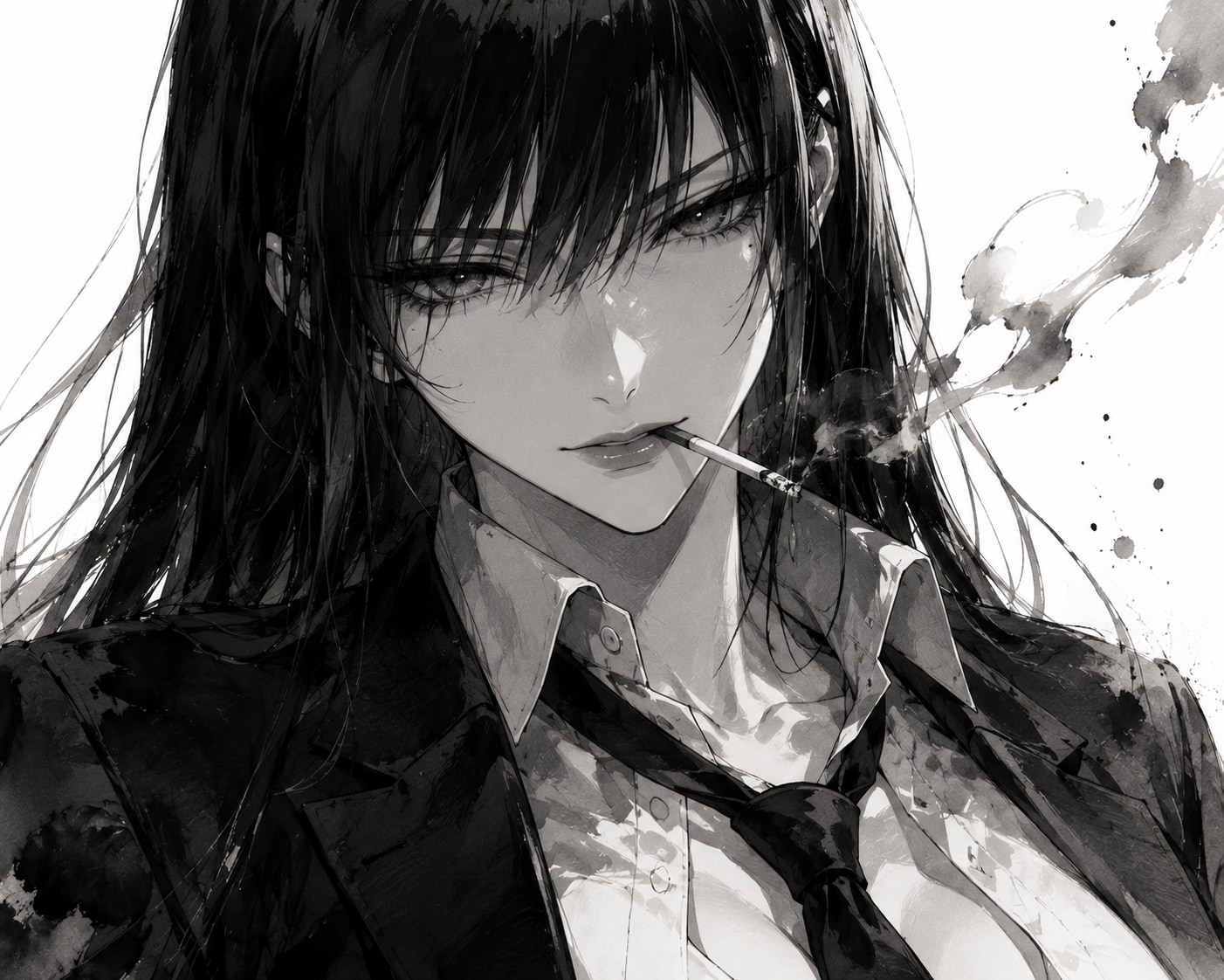 黒幕系女子 | の人気AIイラスト・グラビア