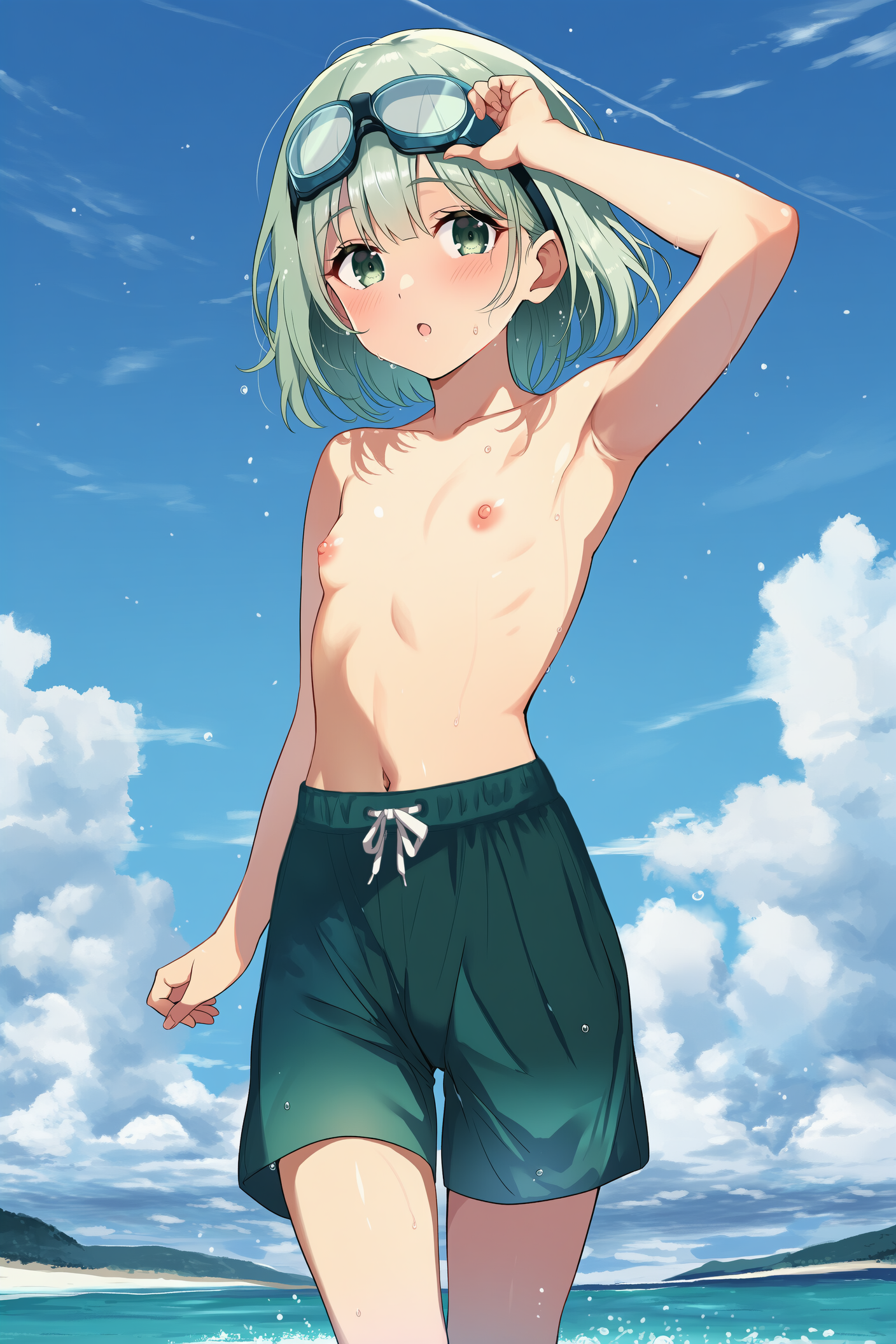 男水着チャレンジ