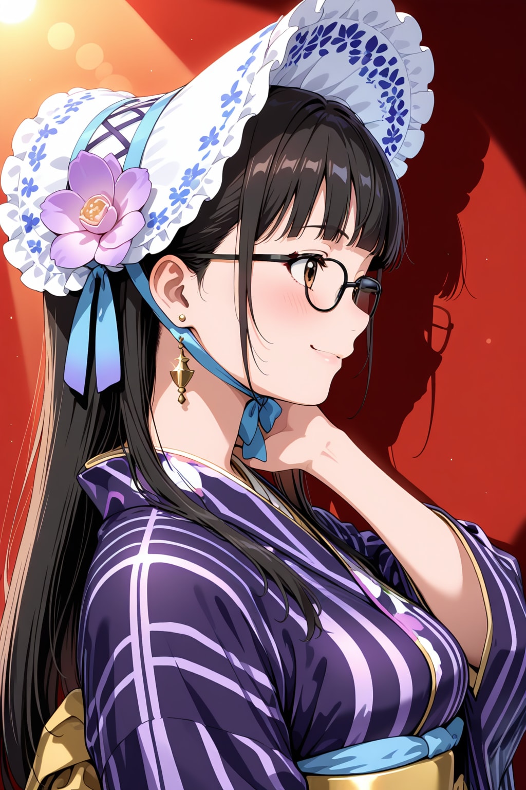 着物は簪よりもボンネット① | の人気AIイラスト・グラビア