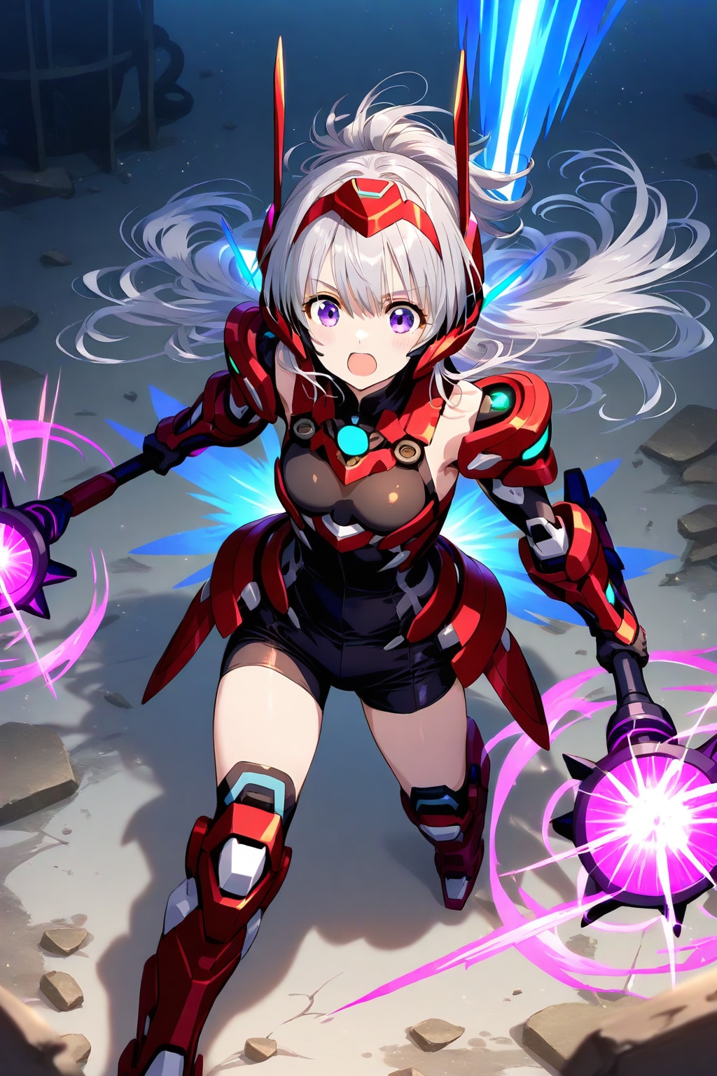 銀髪機装(鈍器は強い！2つ持ったらもっと強いー！)_20250519