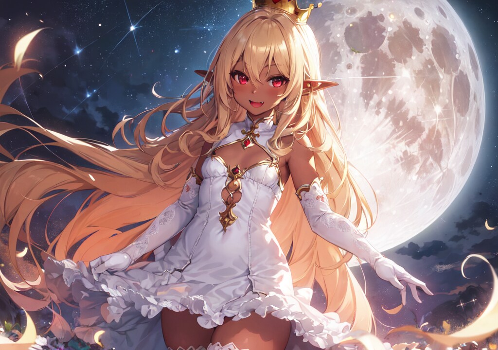 月下の姫