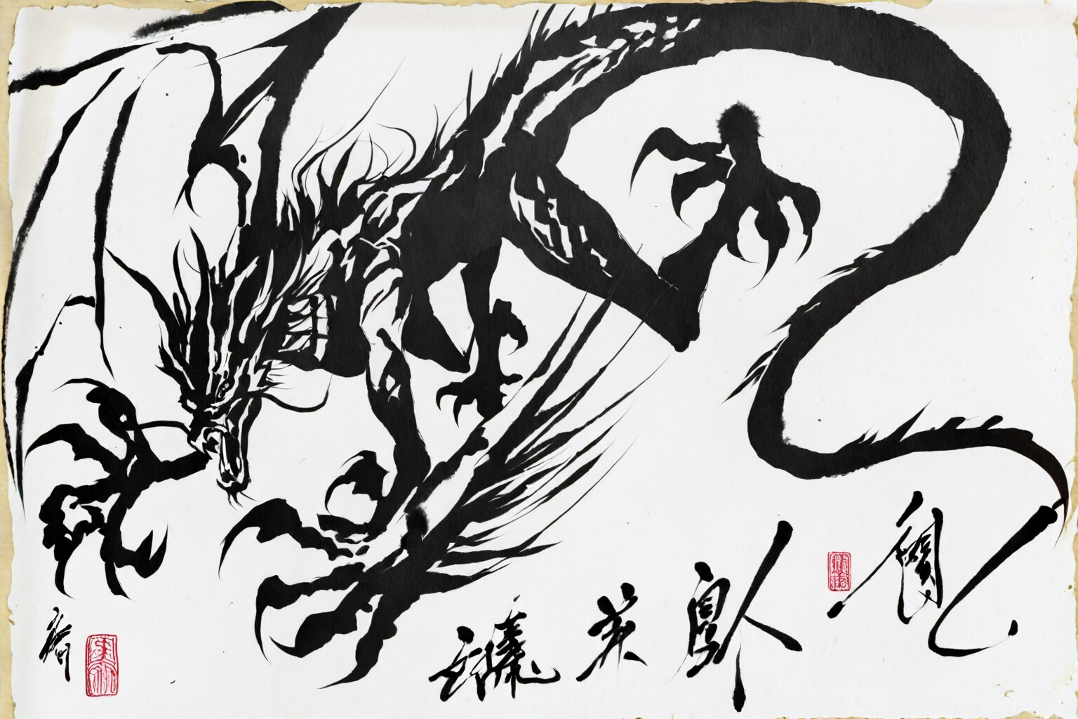 百鬼夜行 龍 | の人気AIイラスト・グラビア