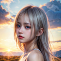 タンクトップと女の子 2枚目
