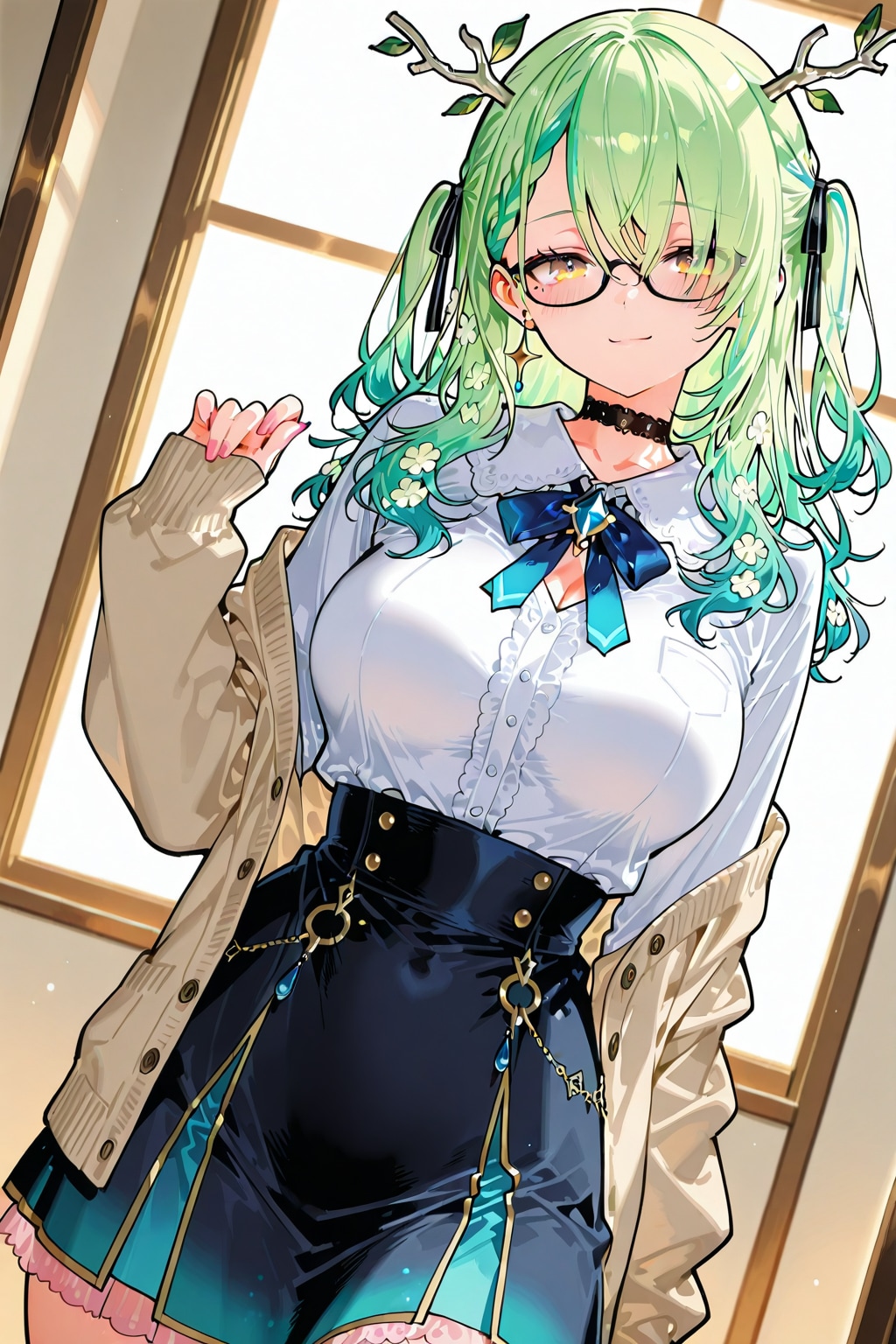 制服ふぁうふぁう | の人気AIイラスト・グラビア