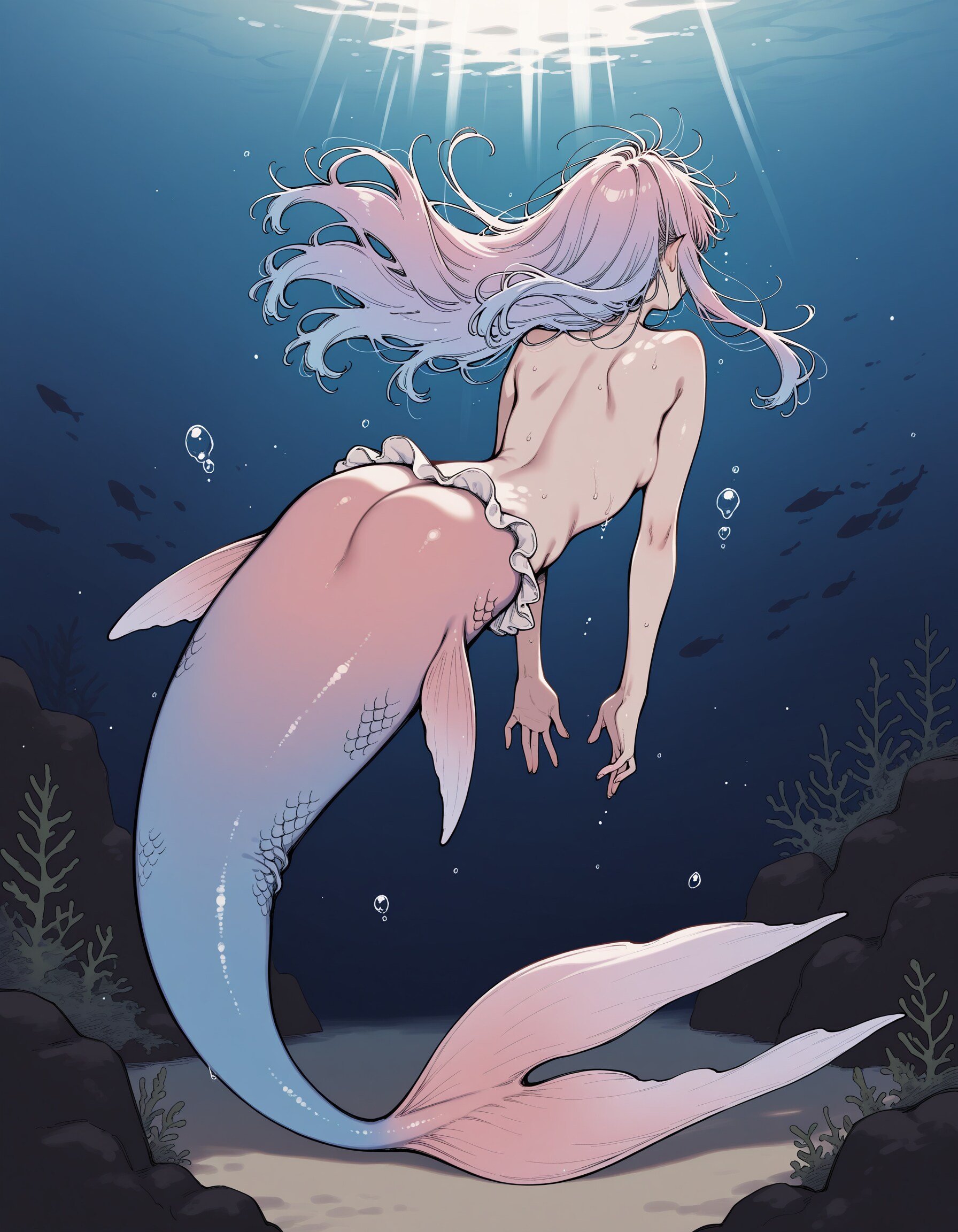 人魚に尻ってあったんだ