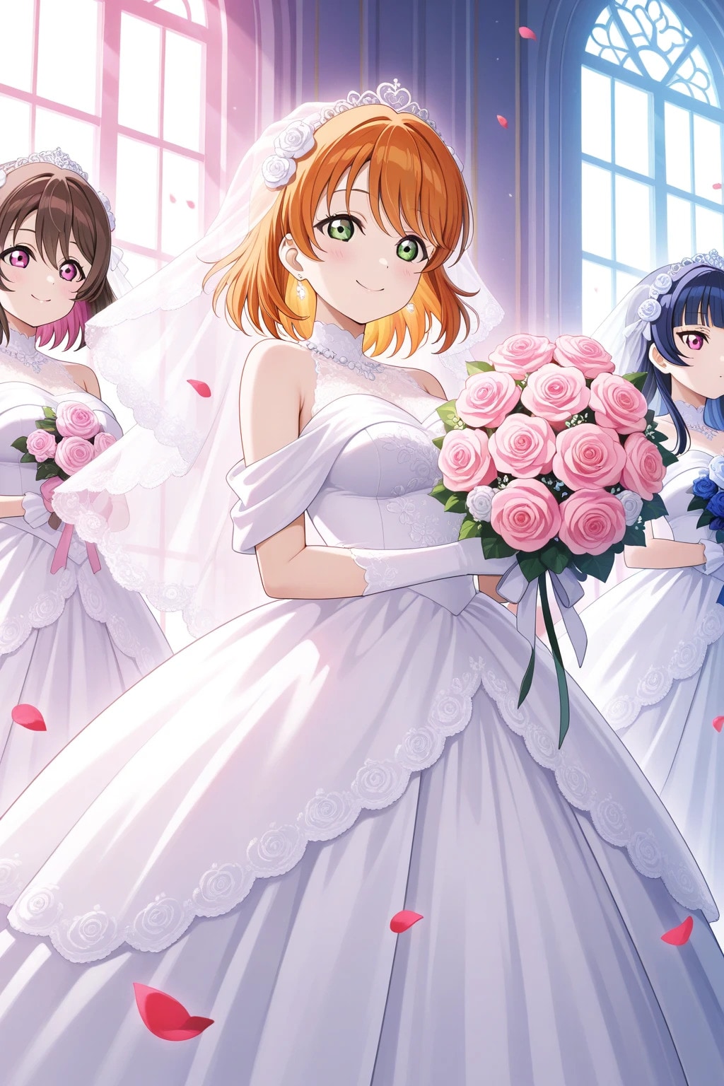 ウエディングドレス姿ラブライブキャラ