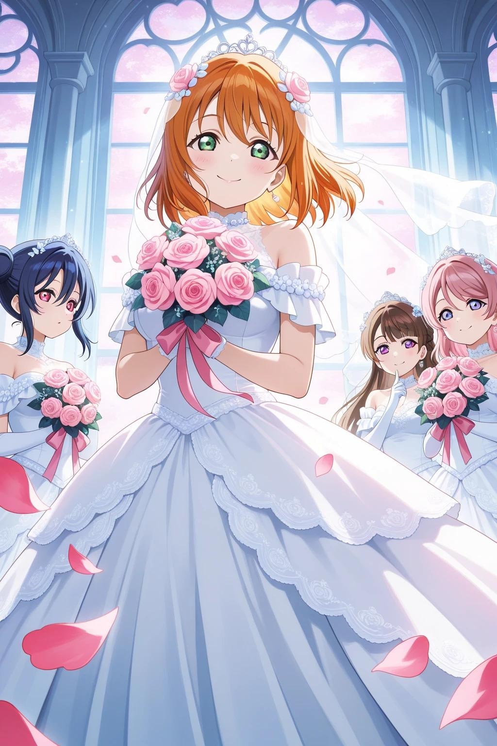 ウエディングドレス姿ラブライブキャラ