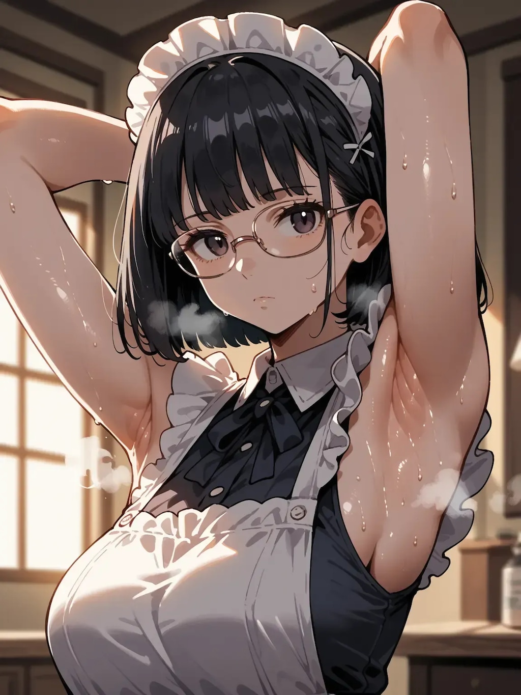 脇見せメイドちゃん