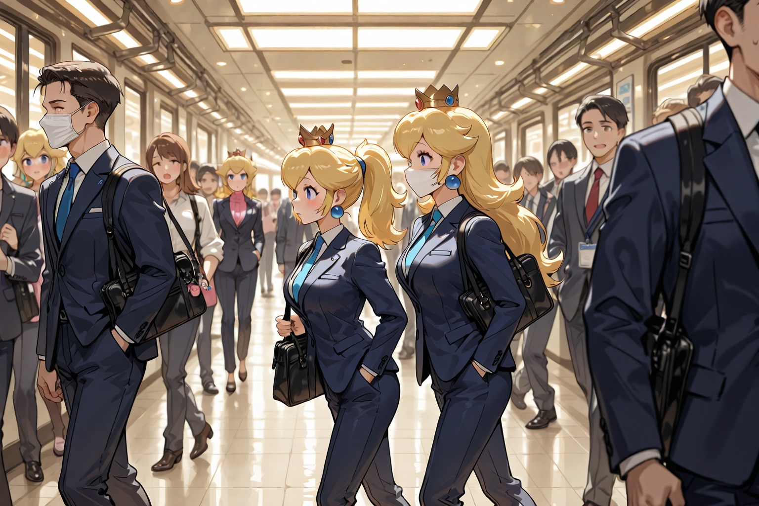 群衆花粉 | の人気AIイラスト・グラビア