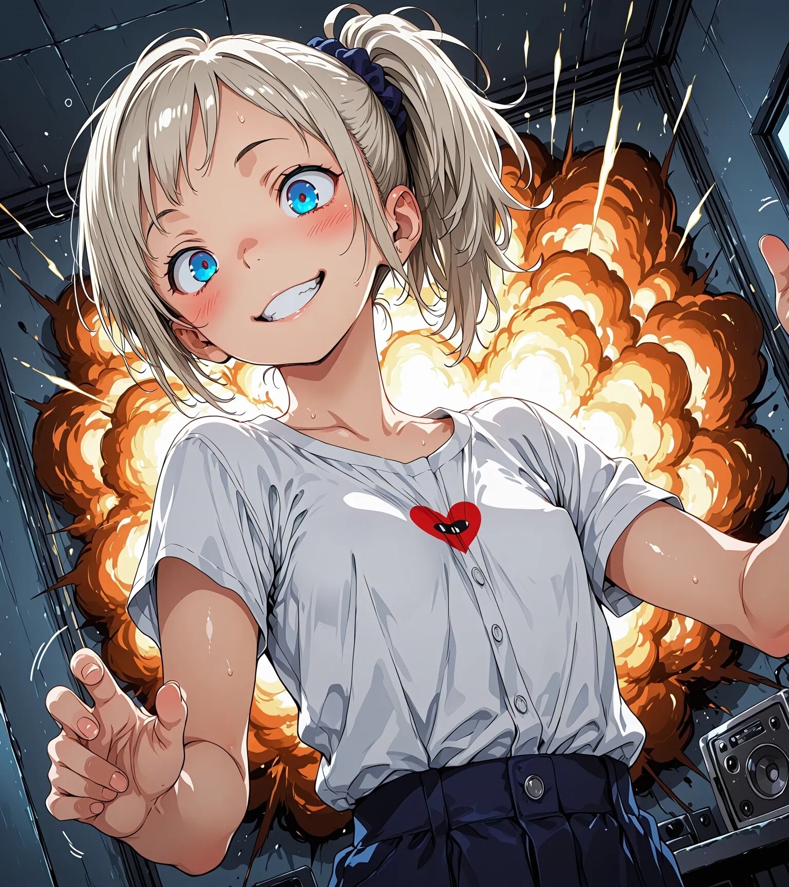 『心に響く凄まじい爆発音』