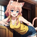 猫耳娘の妻と初散歩 5枚目