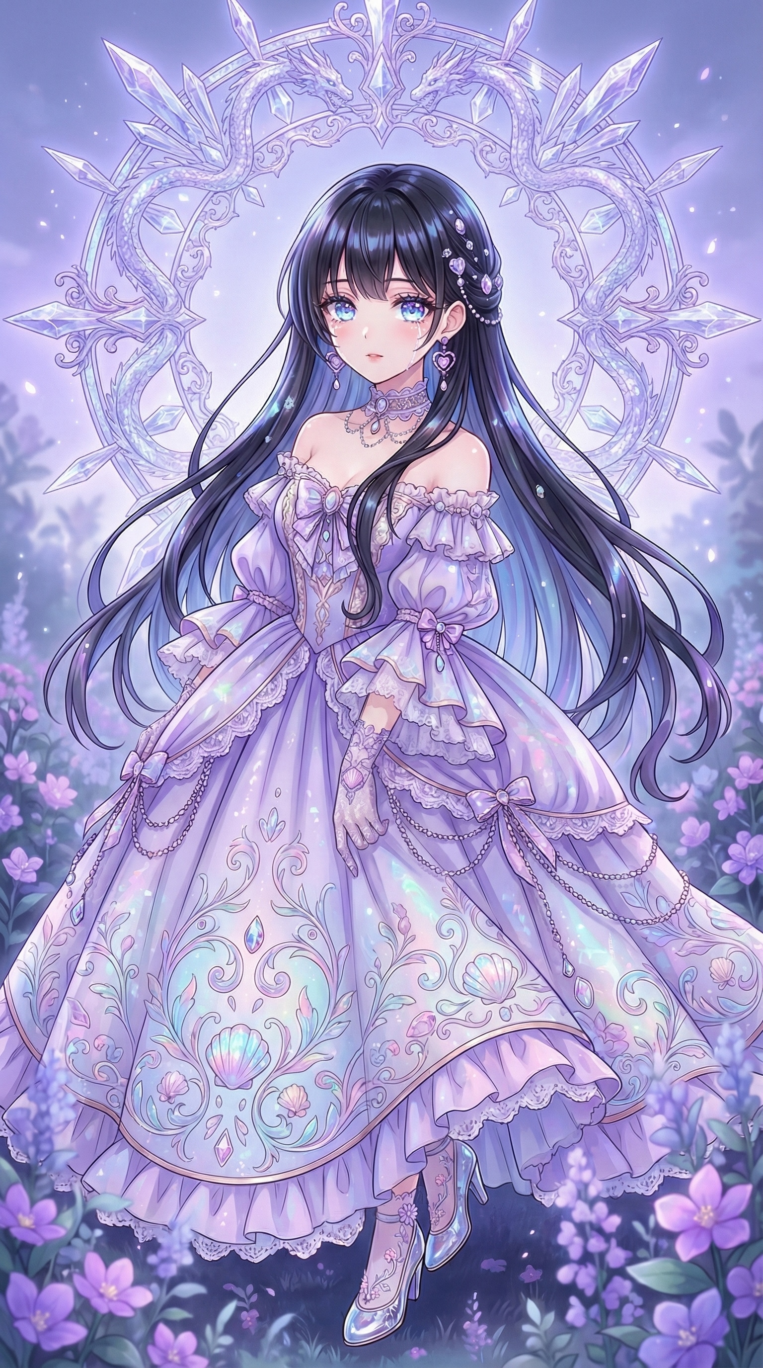 紫晶龍環の涙 | の人気AIイラスト・グラビア