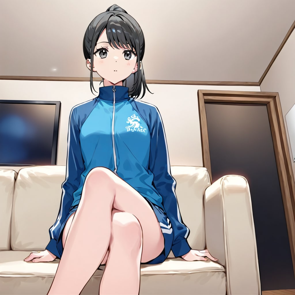 普段着のジャージ | の人気AIイラスト・グラビア