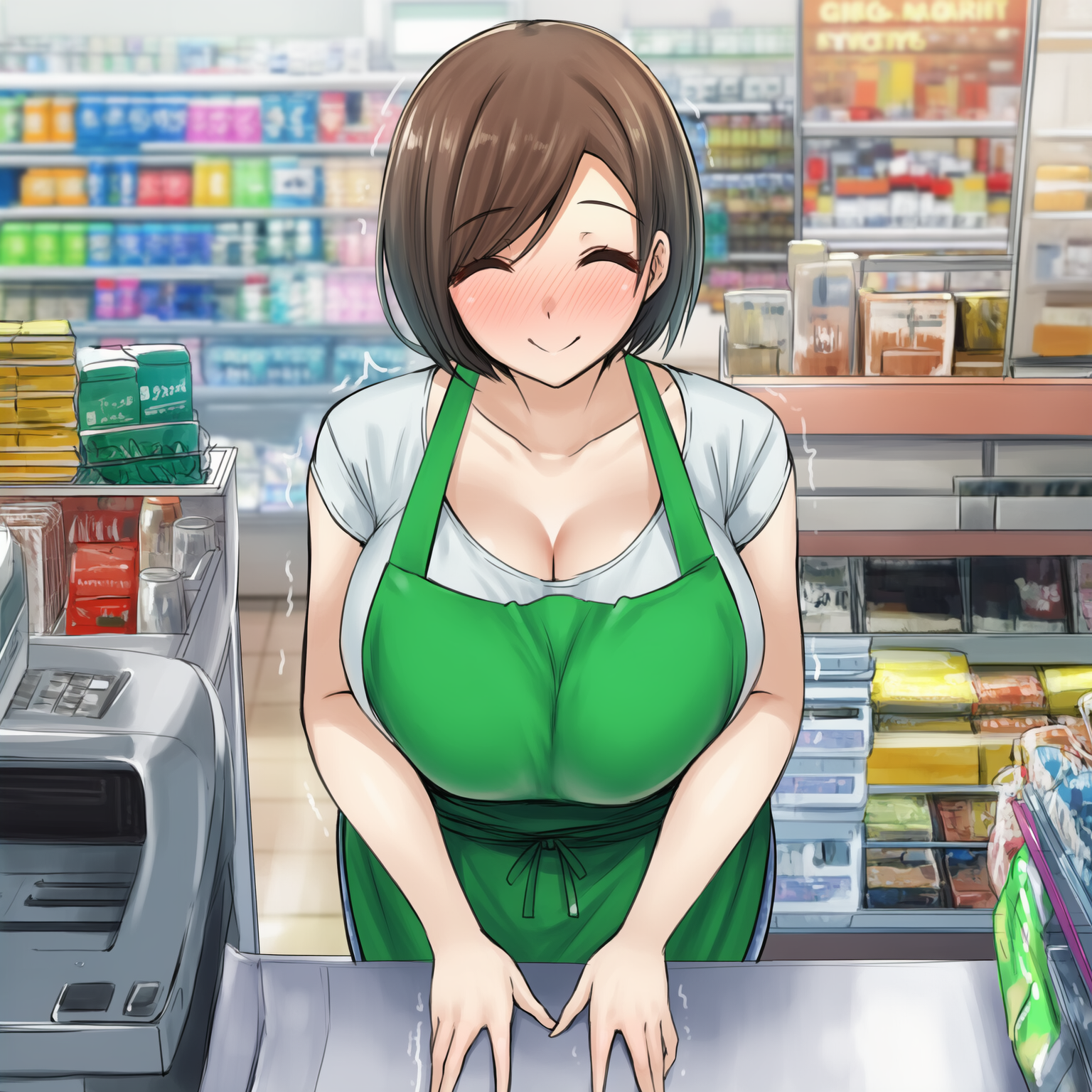 ショップ店員さん　体調悪い？