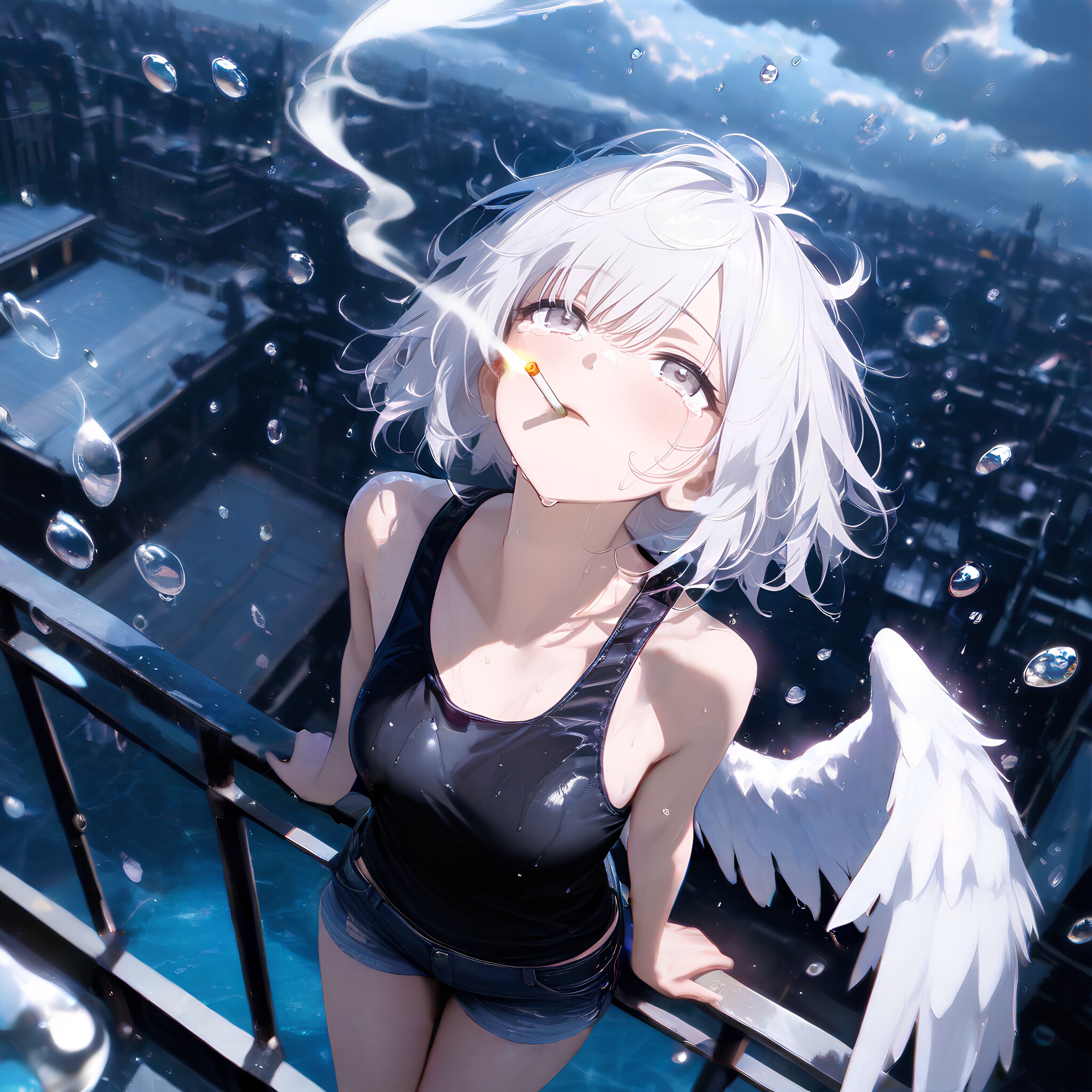 この煙の様に、空にいけたら