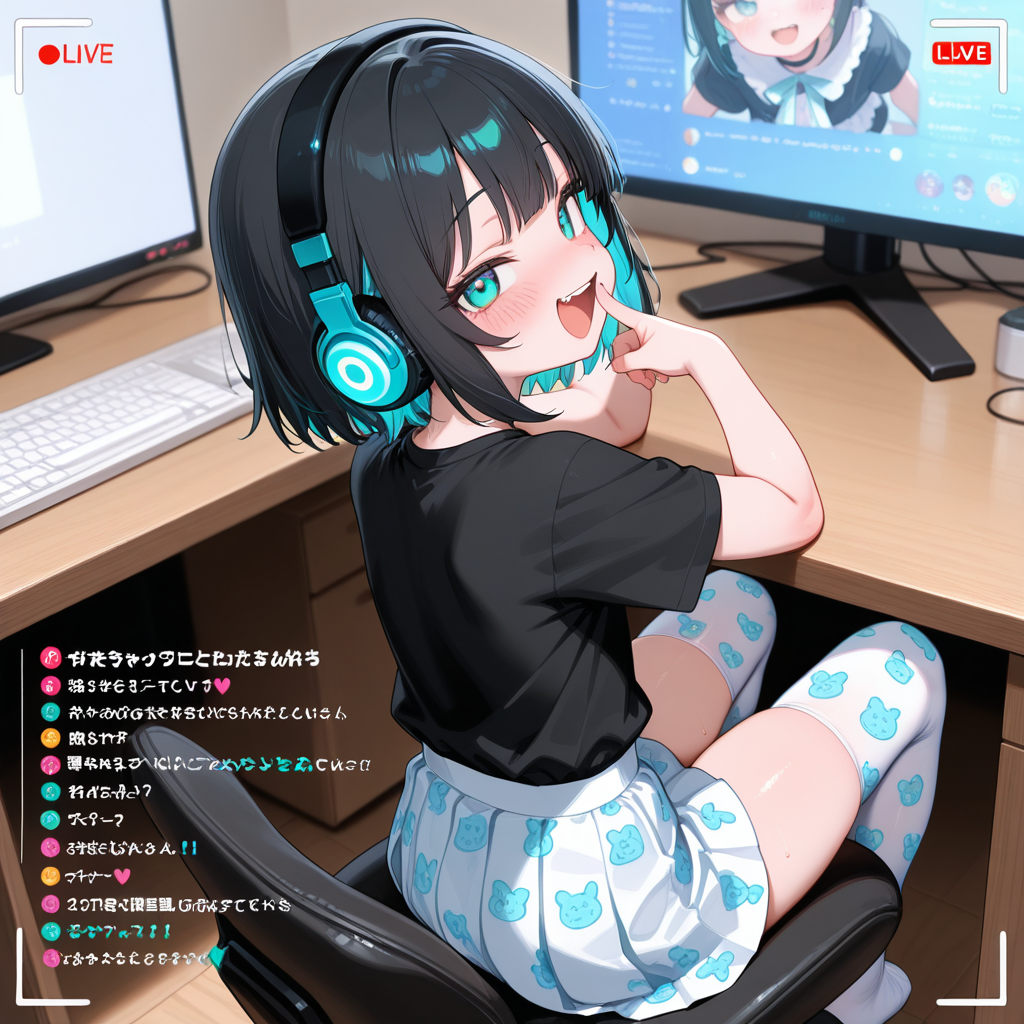 配信するあの子