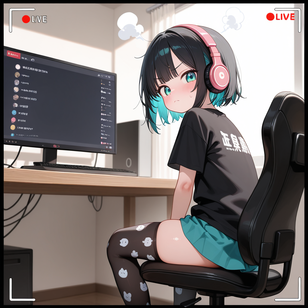 配信するあの子