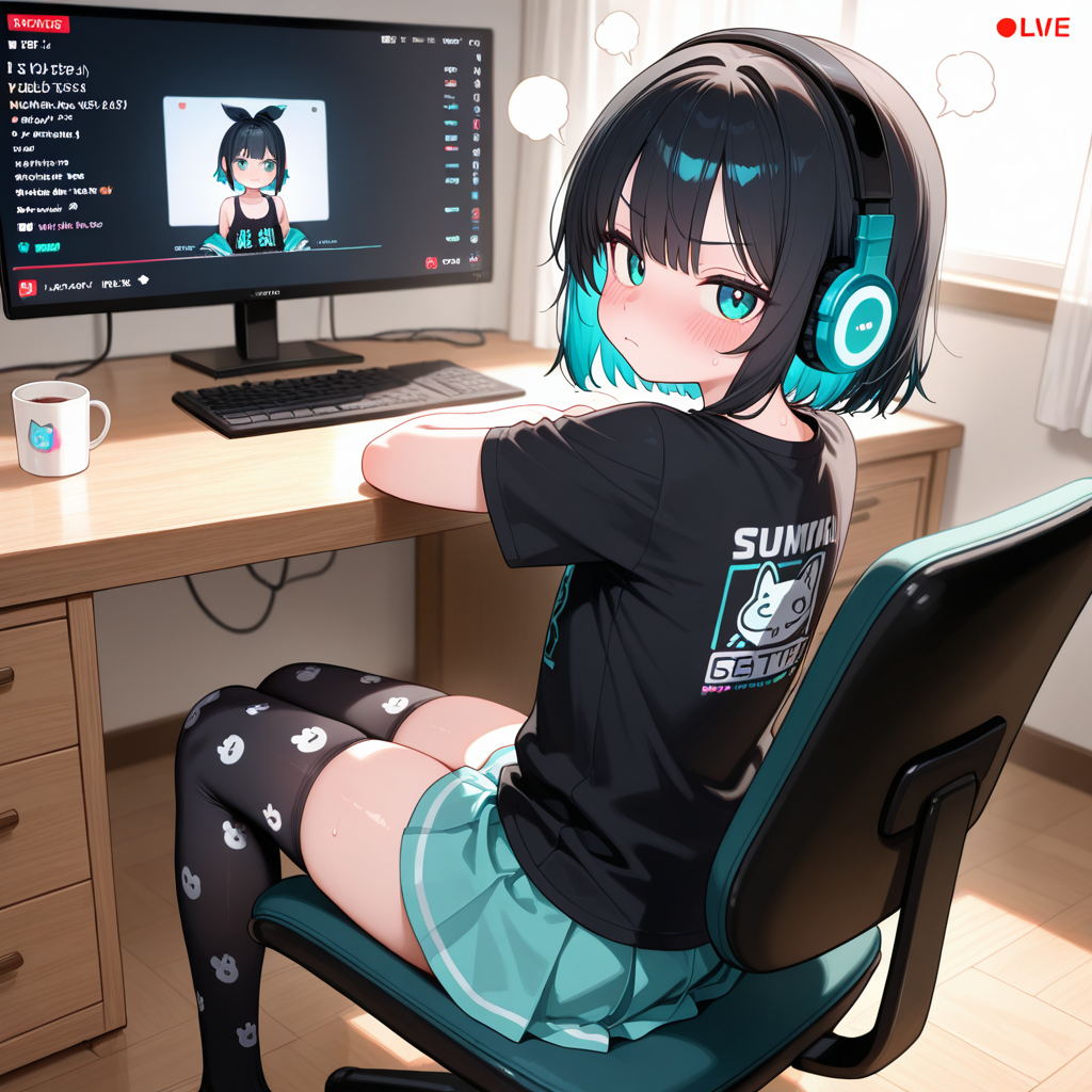 配信するあの子