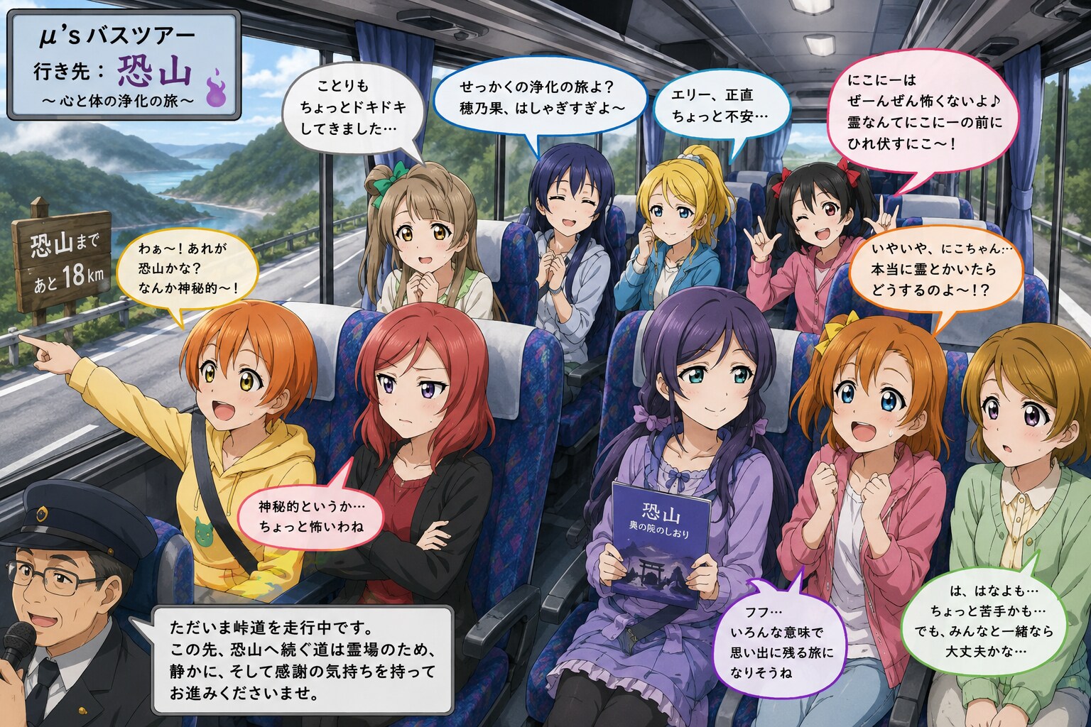 μ'sの恐山ツアー