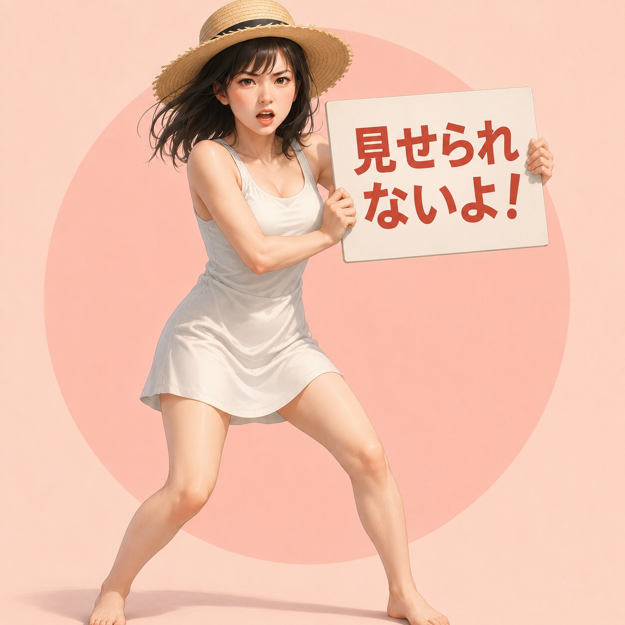 見せられないよ！
