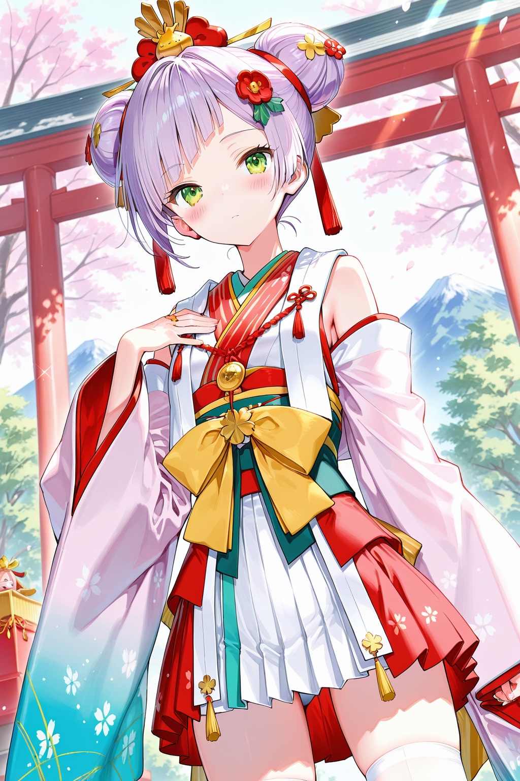 雛祭りテスト【重ね着③】 | の人気AIイラスト・グラビア