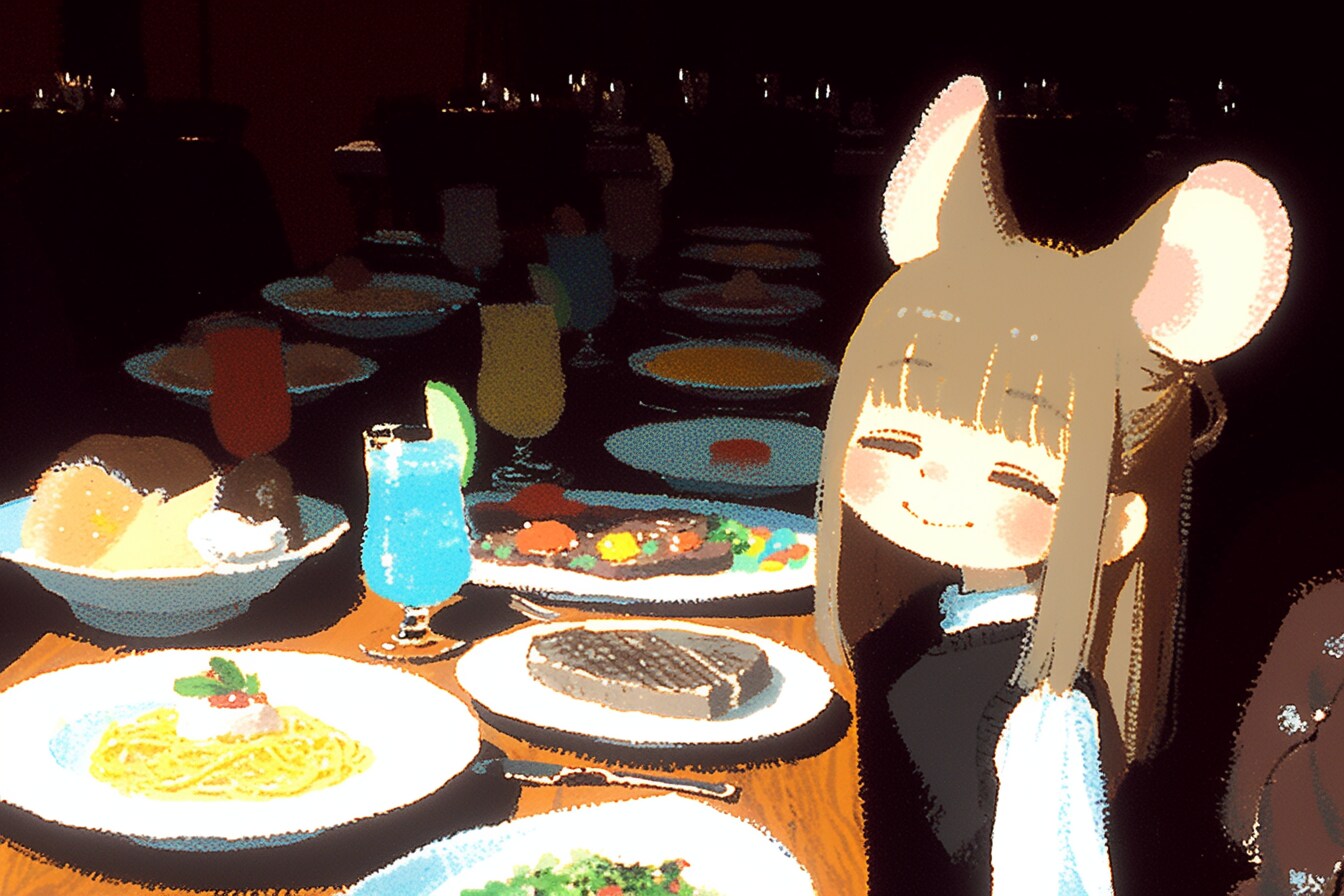たくさん食べよう！ | の人気AIイラスト・グラビア