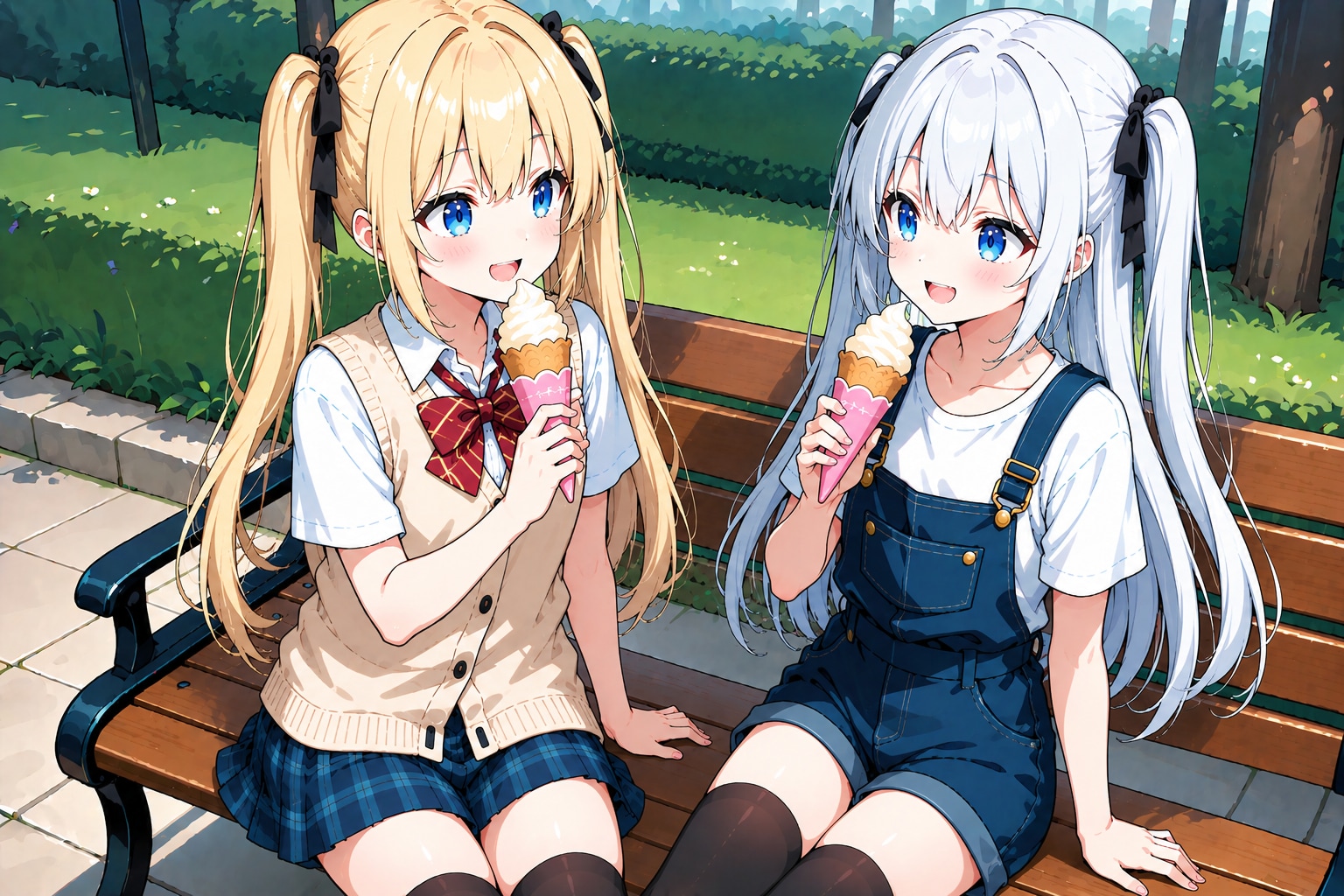 一緒にアイス | の人気AIイラスト・グラビア