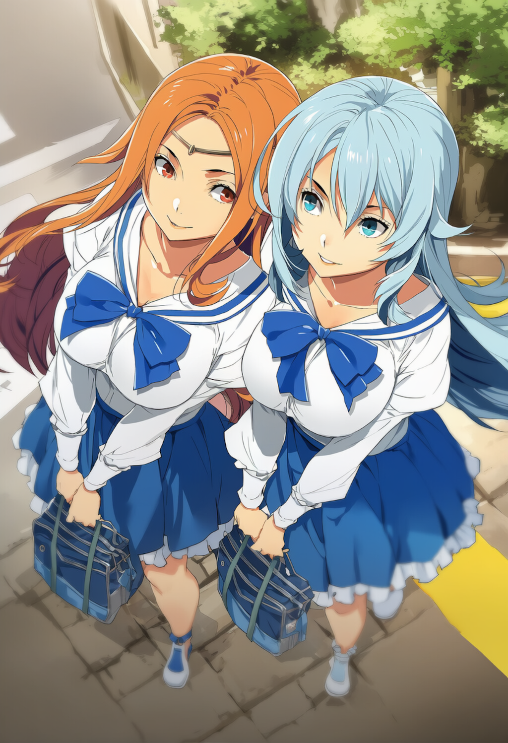 青の制服