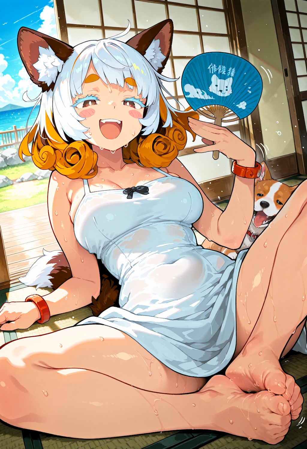 暑い。。