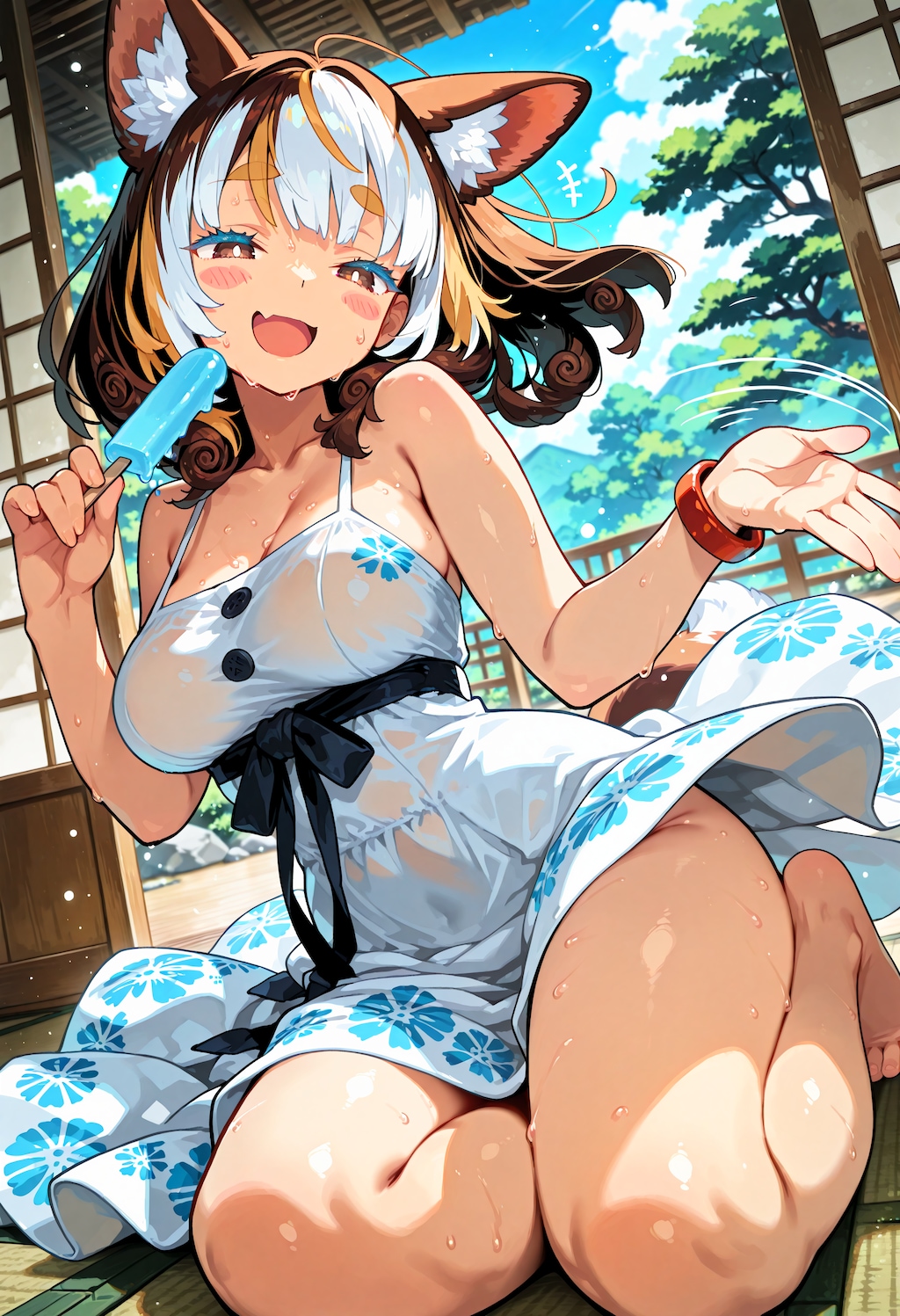 暑い。。