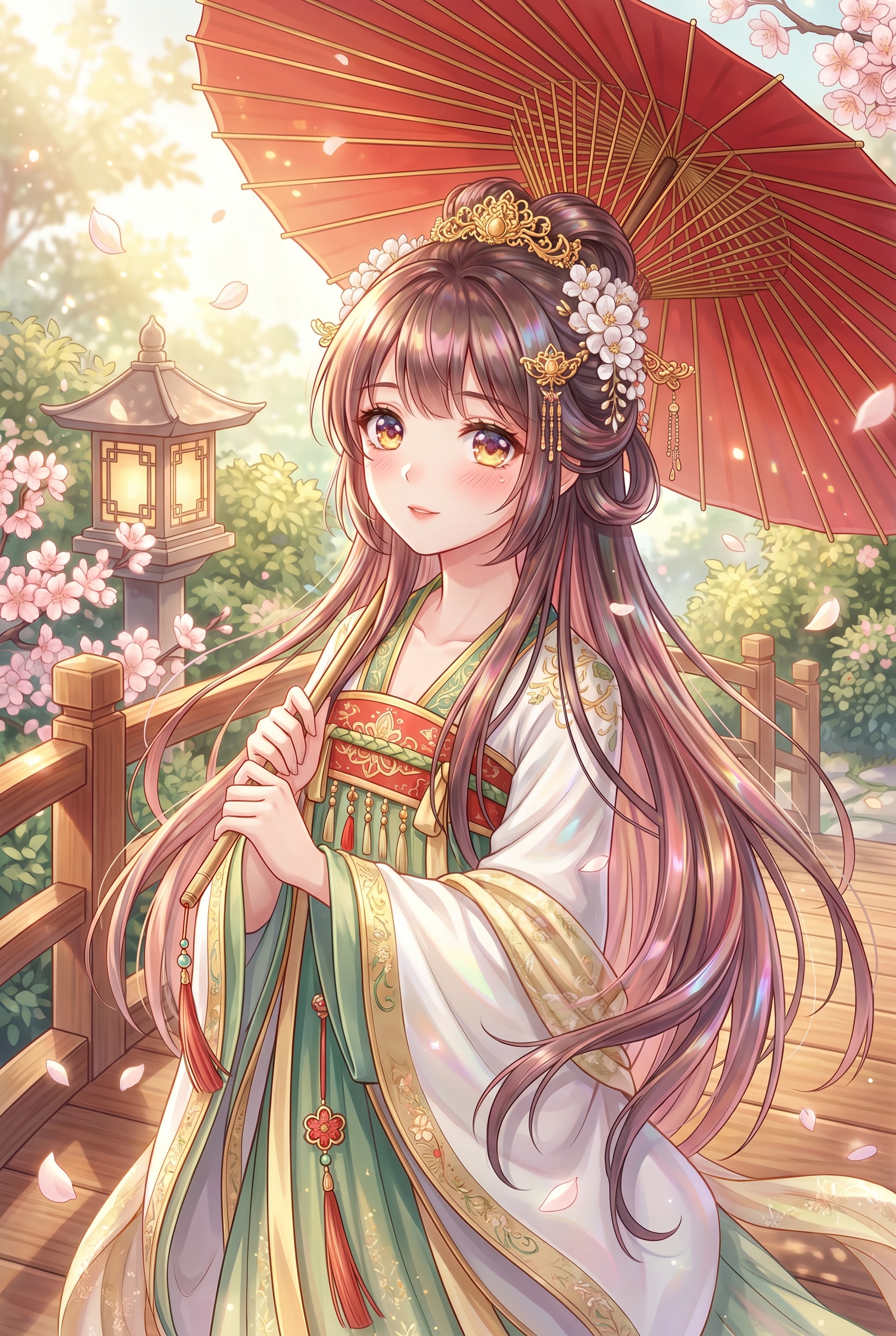 春苑絢羅傘影