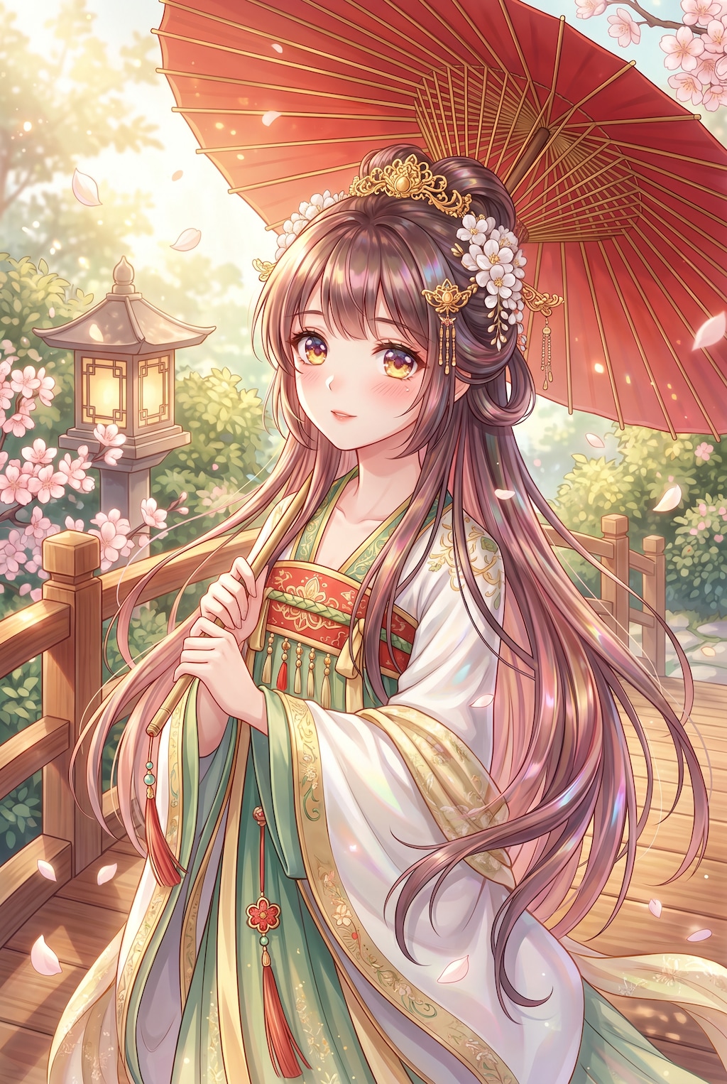 春苑絢羅傘影
