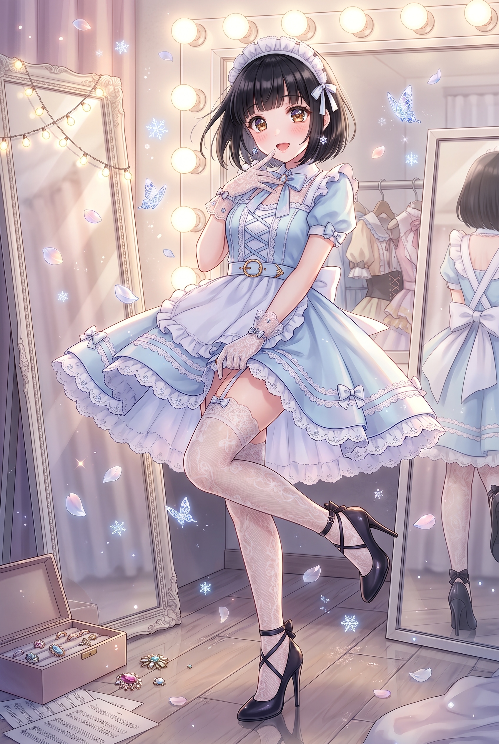 水色微笑の舞