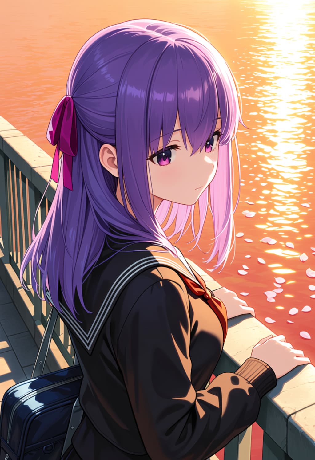 夕暮れの帰り道