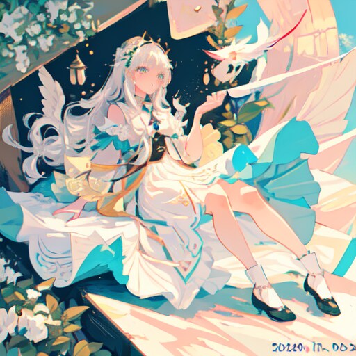 銀髪少女