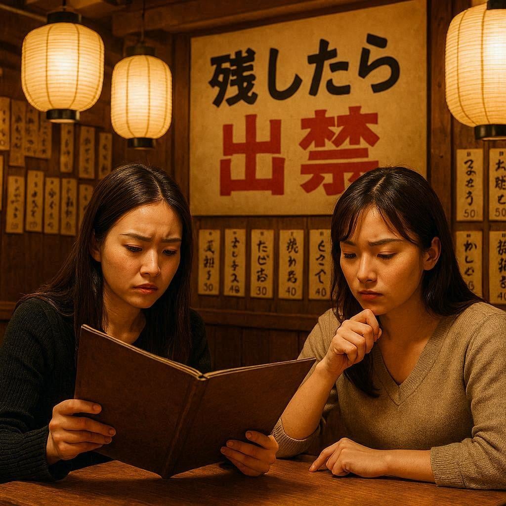 残すと出禁の店