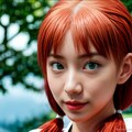 小悪魔的な冷酷さを宿す少女 - 危険な魅力に溢れる速水凛香のツインテールアート 3枚目
