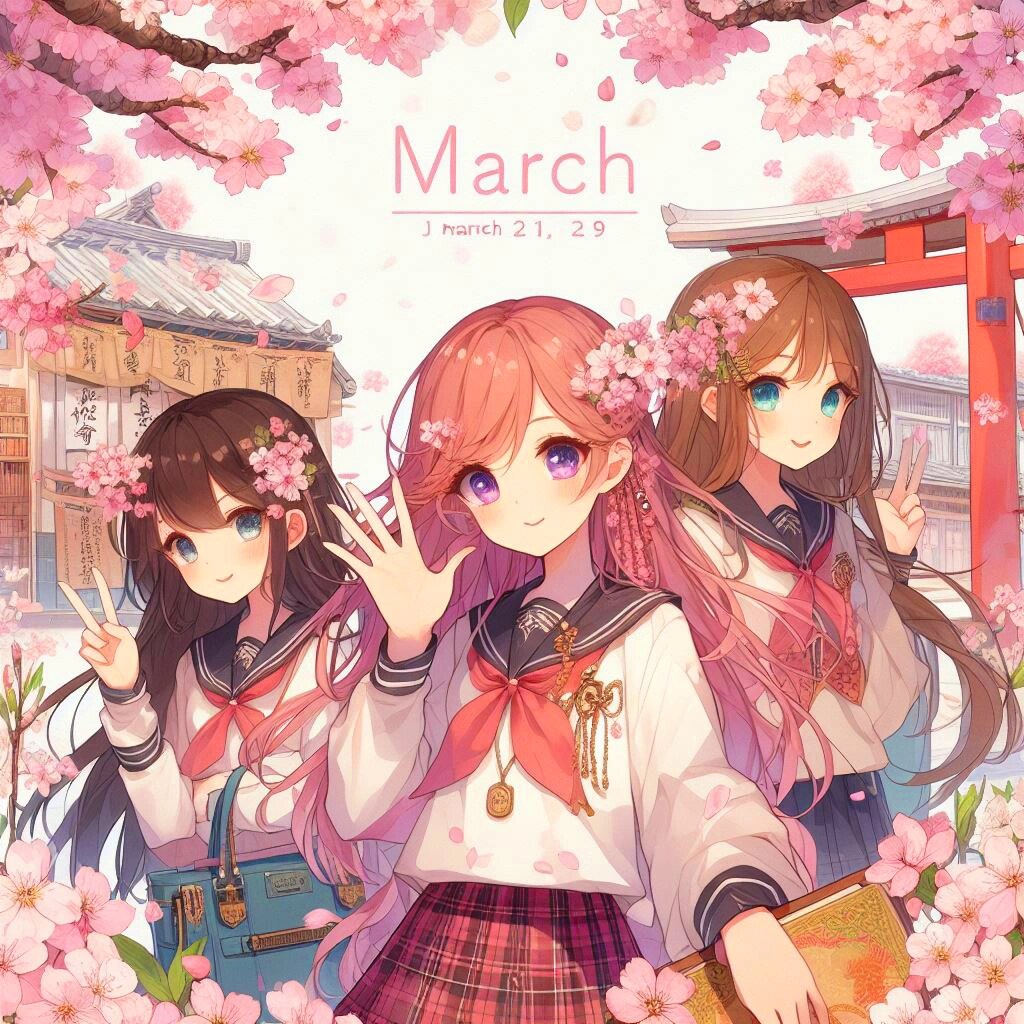 弥生、卒業の季節…な女の子＊(5枚)