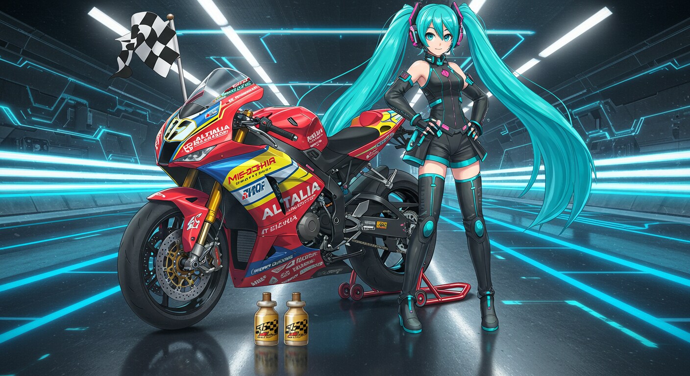 初音ミクとアリタリア隼 | の人気AIイラスト・グラビア