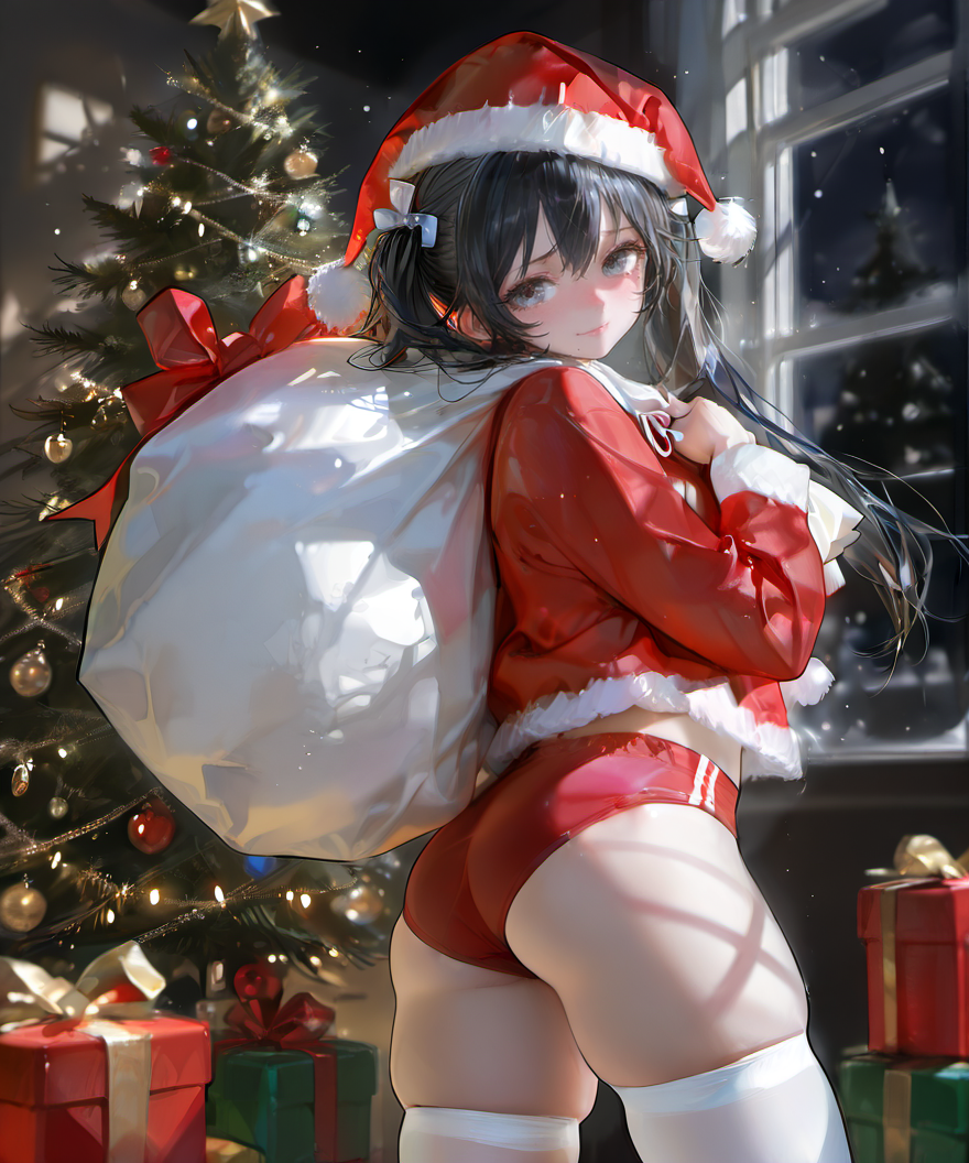 サンタがブルマでやってきた | の人気AIイラスト・グラビア