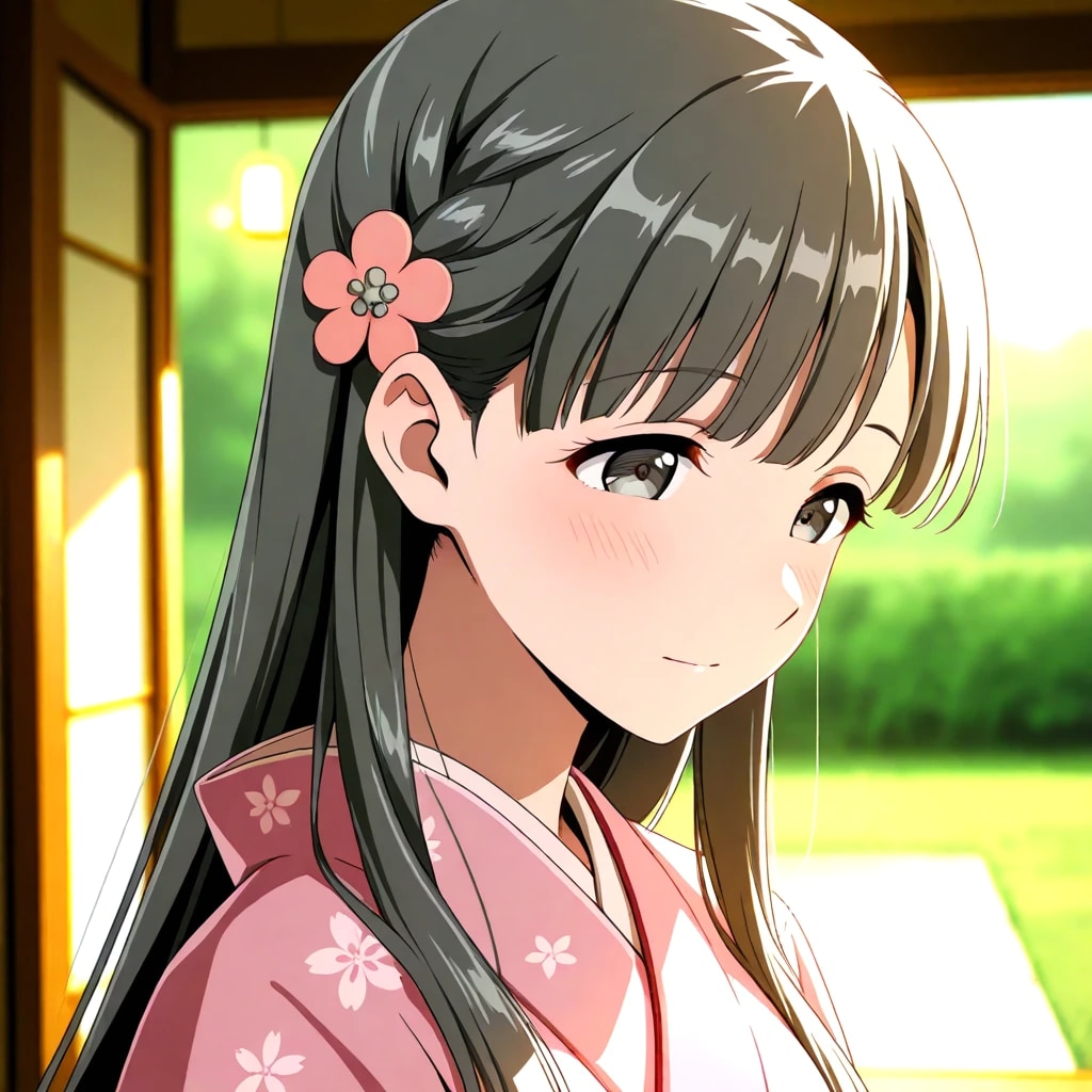 小〇川紗枝　着物①