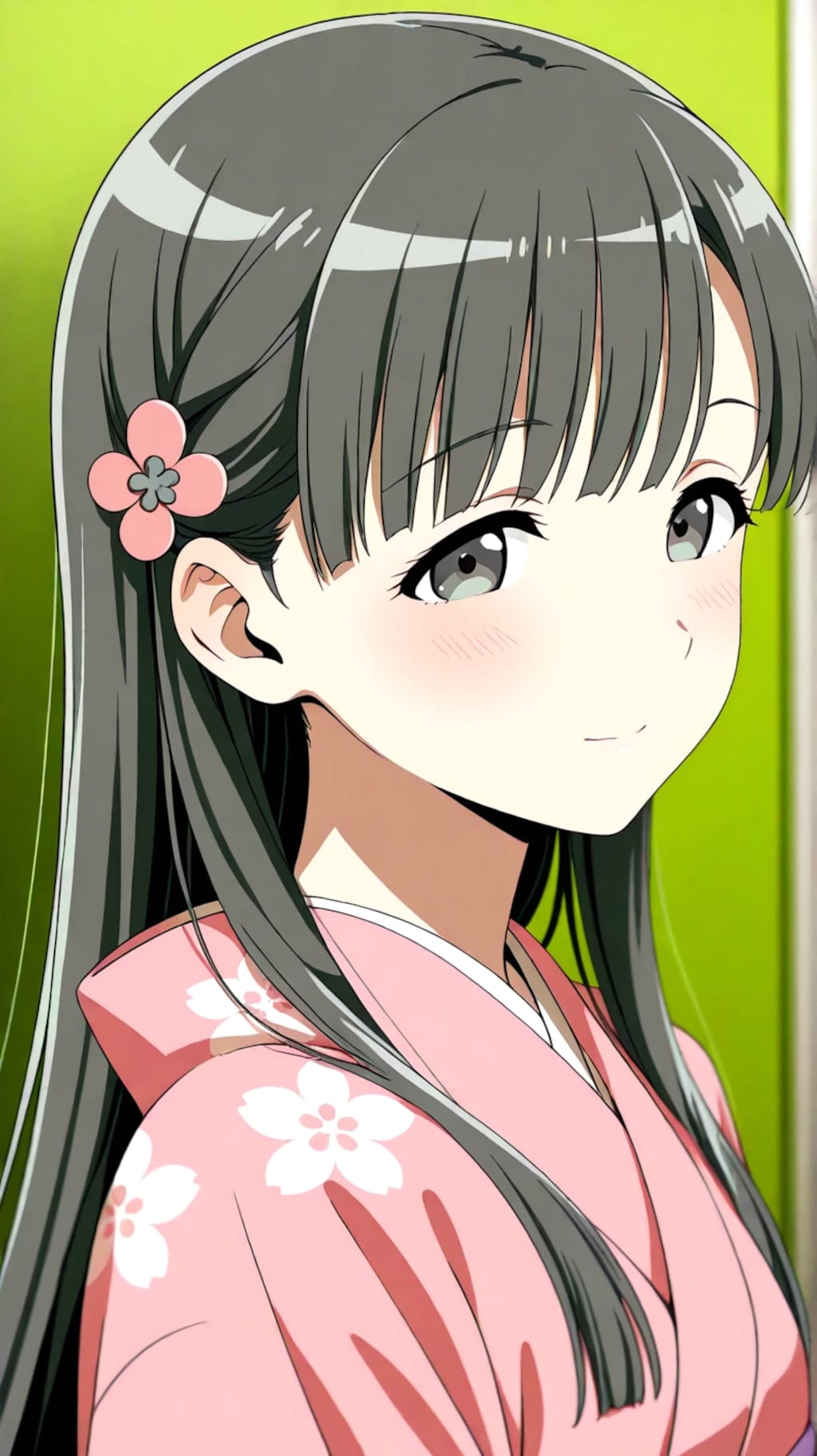 小〇川紗枝　着物①