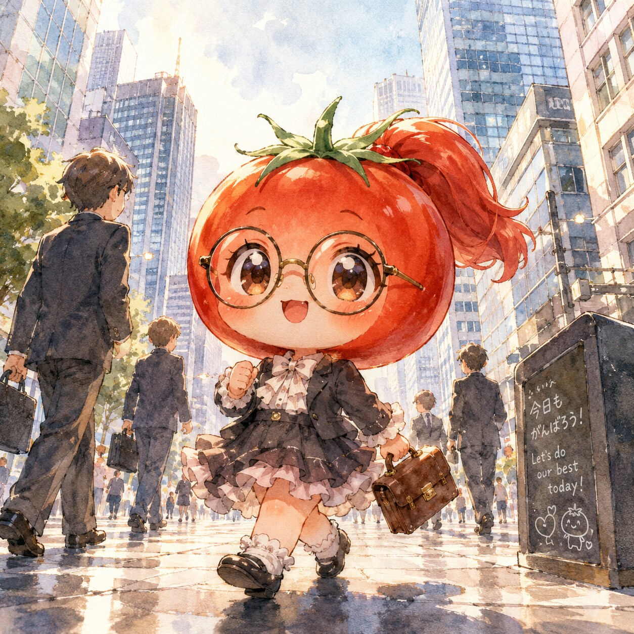 トマトちゃんもポニテスーツしたい