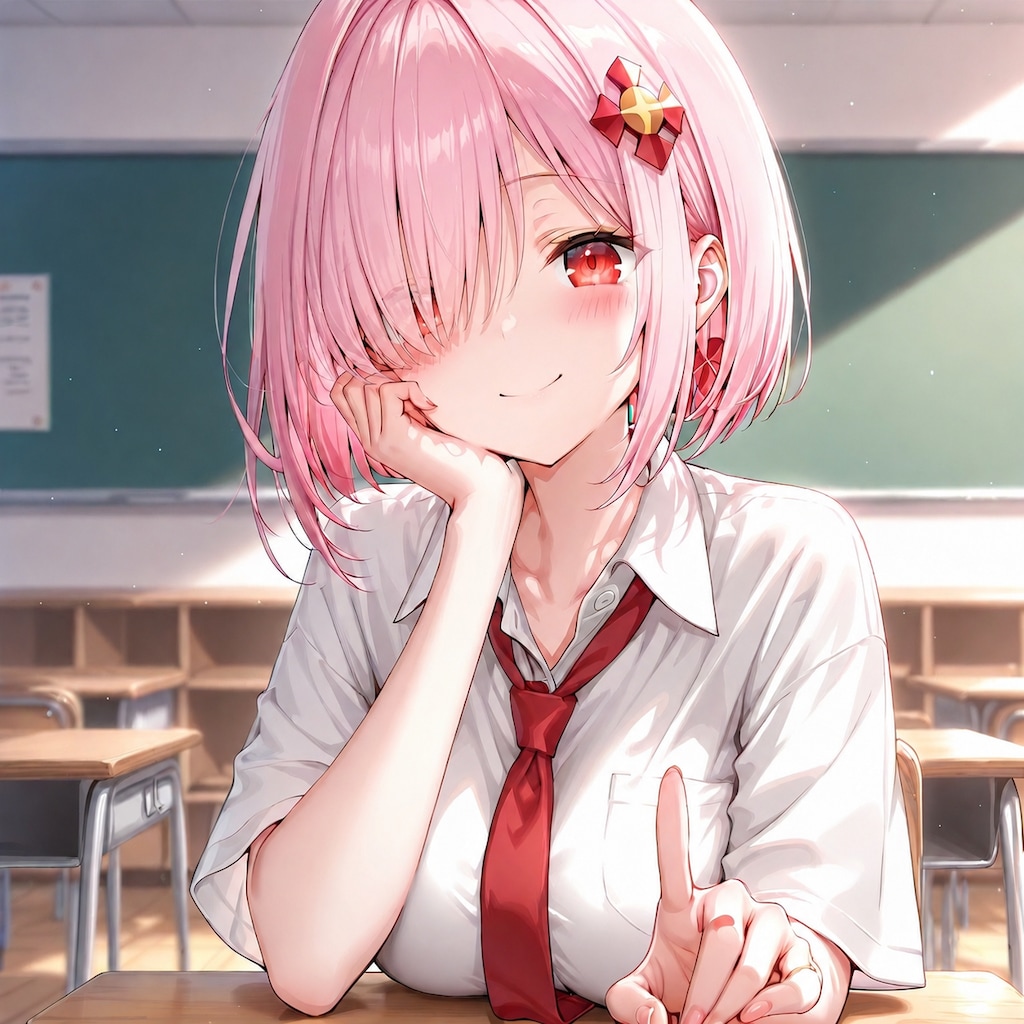 片目隠し