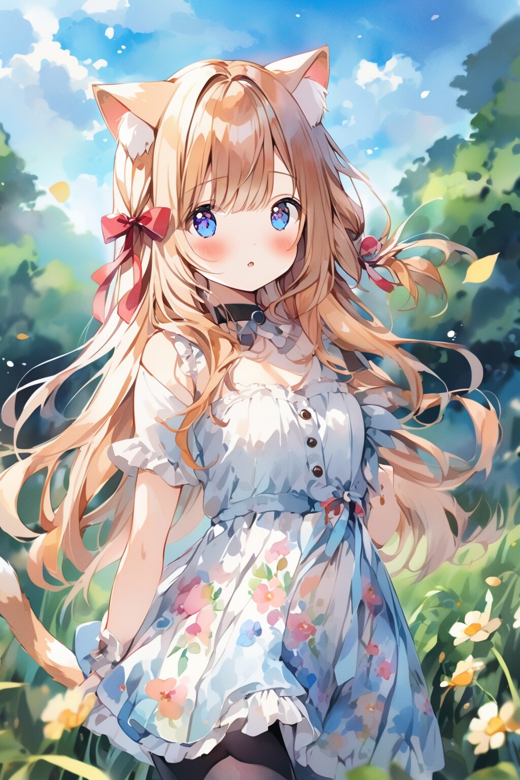 草原を歩く | の人気AIイラスト・グラビア