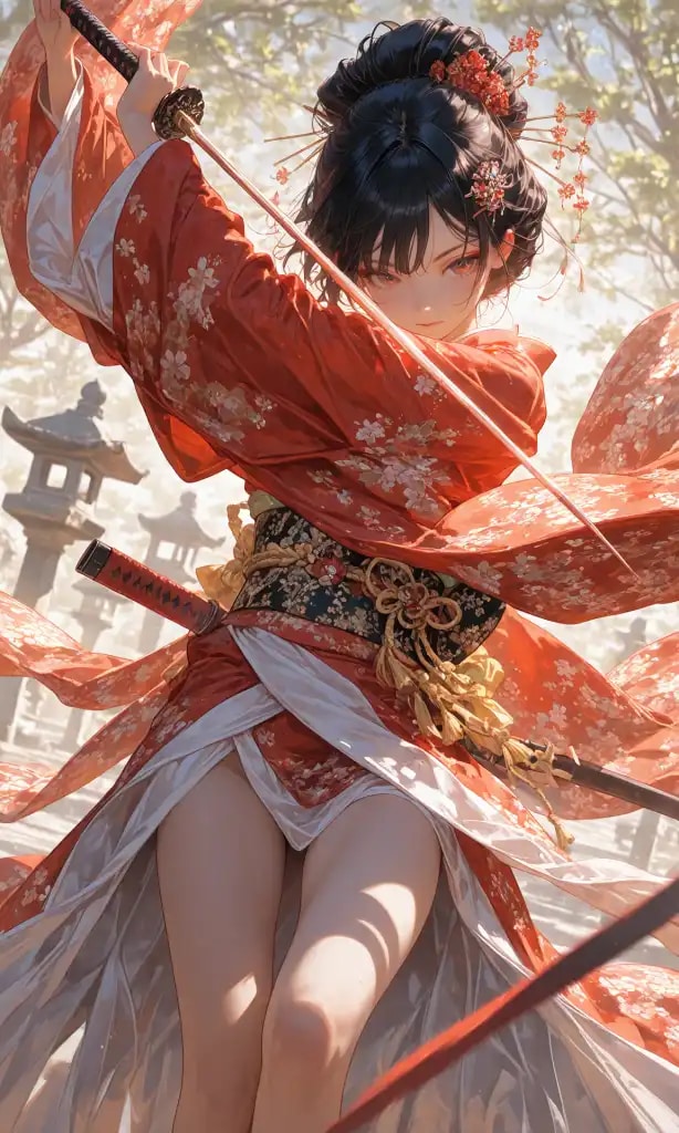 着物と刀 | の人気AIイラスト・グラビア